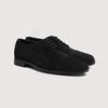 color swatch Attorney Derby Black Suede Leather Shoes