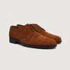 color swatch Attorney Derby Brown Suede Leather Shoes