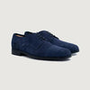 color swatch Attorney Derby Midnight Blue Suede Leather Shoes