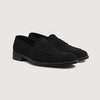 color swatch Baxton Black Suede Leather Loafers