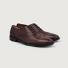 color swatch Greyson Brogues Oxford Maroon Leather Shoes