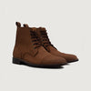 color swatch Knight Derby Oil Pull-up Brown Leather Boots