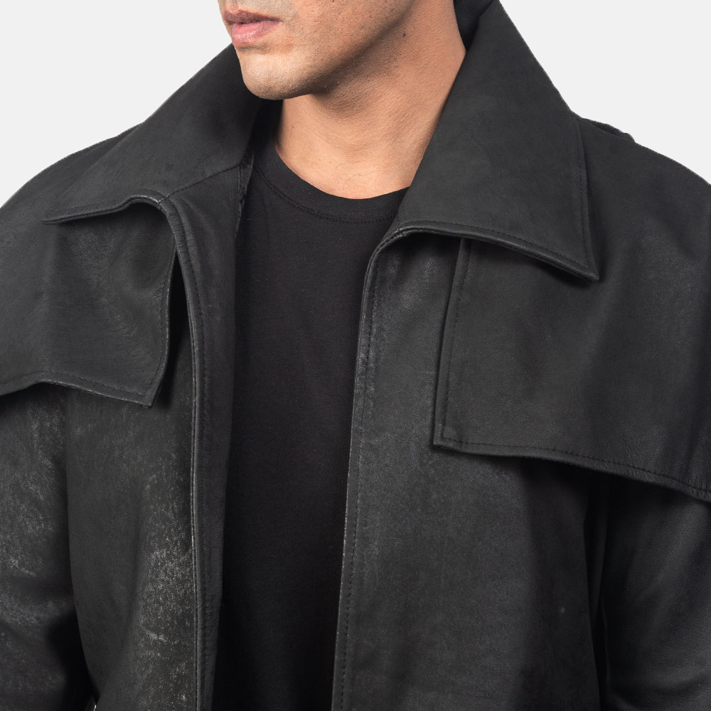 Duster leather jacket store