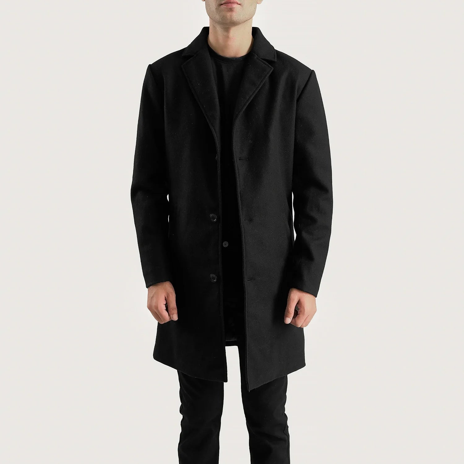Mens wool walking coat sale