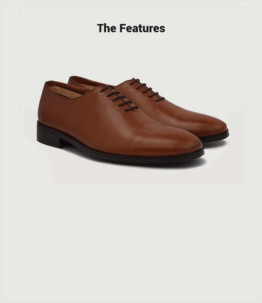 Men s Director Wholecut Tan Leather Shoes The Jacket Maker