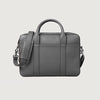 color swatch The Captain Grey Leather Briefcase