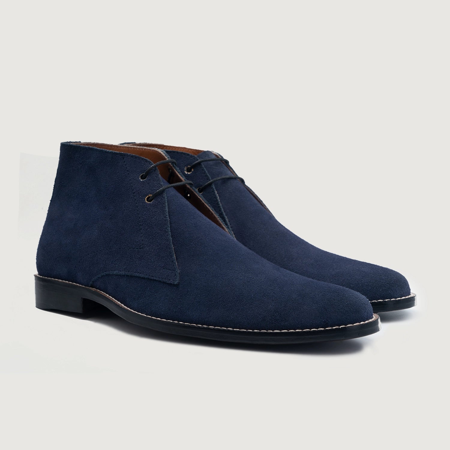 Mens blue leather boots new arrivals