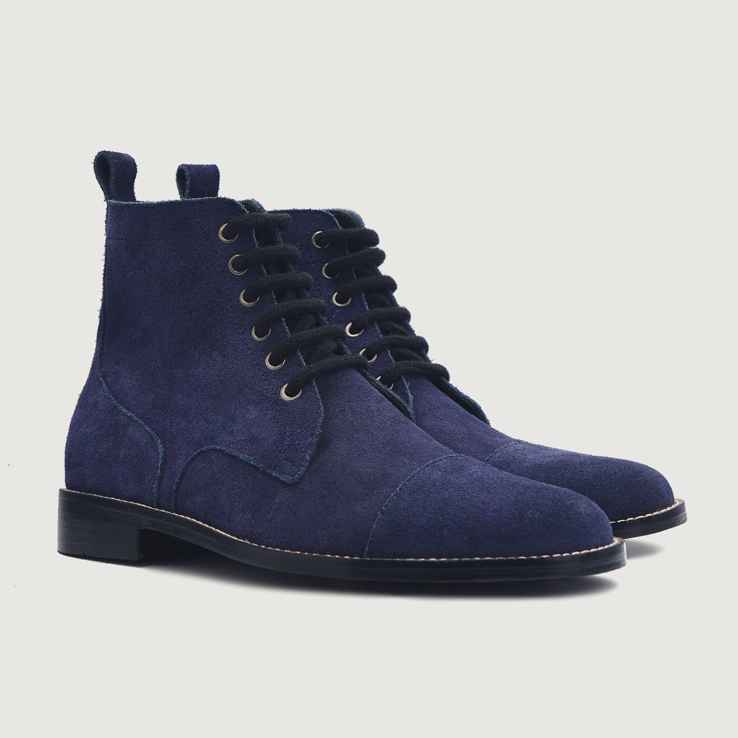 Mens navy suede boots best sale