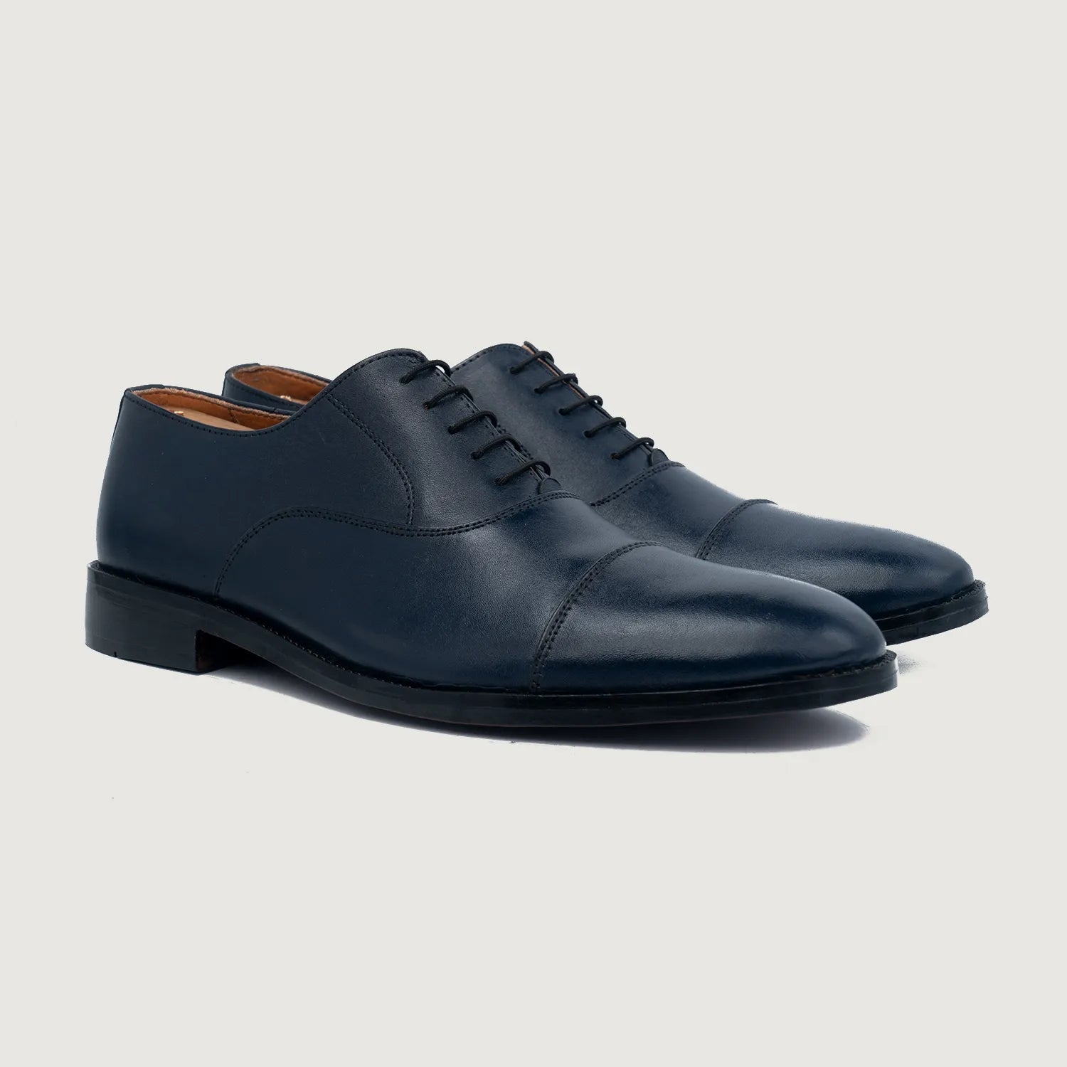 Mens navy blue leather dress shoes on sale