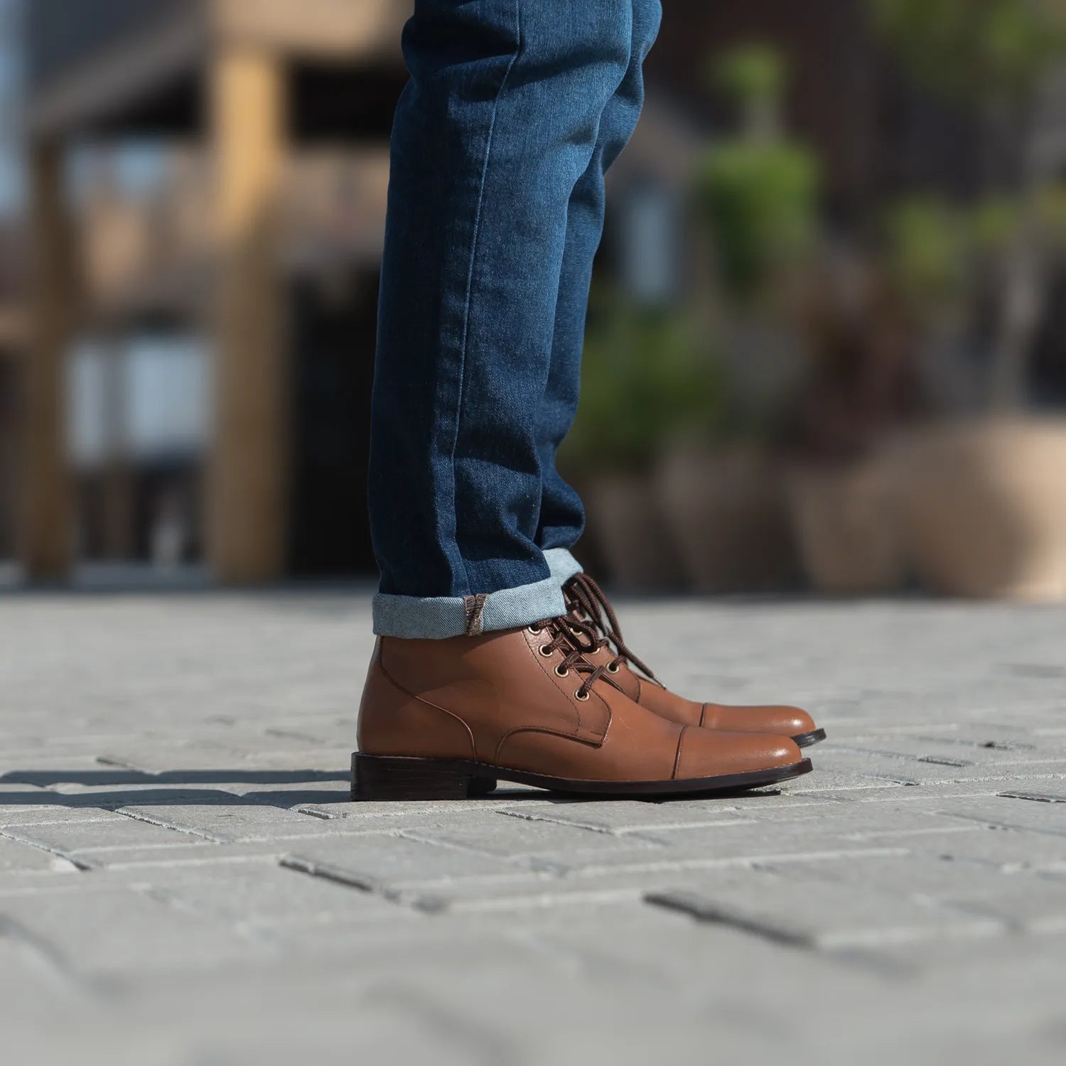 Tan casual boots mens store