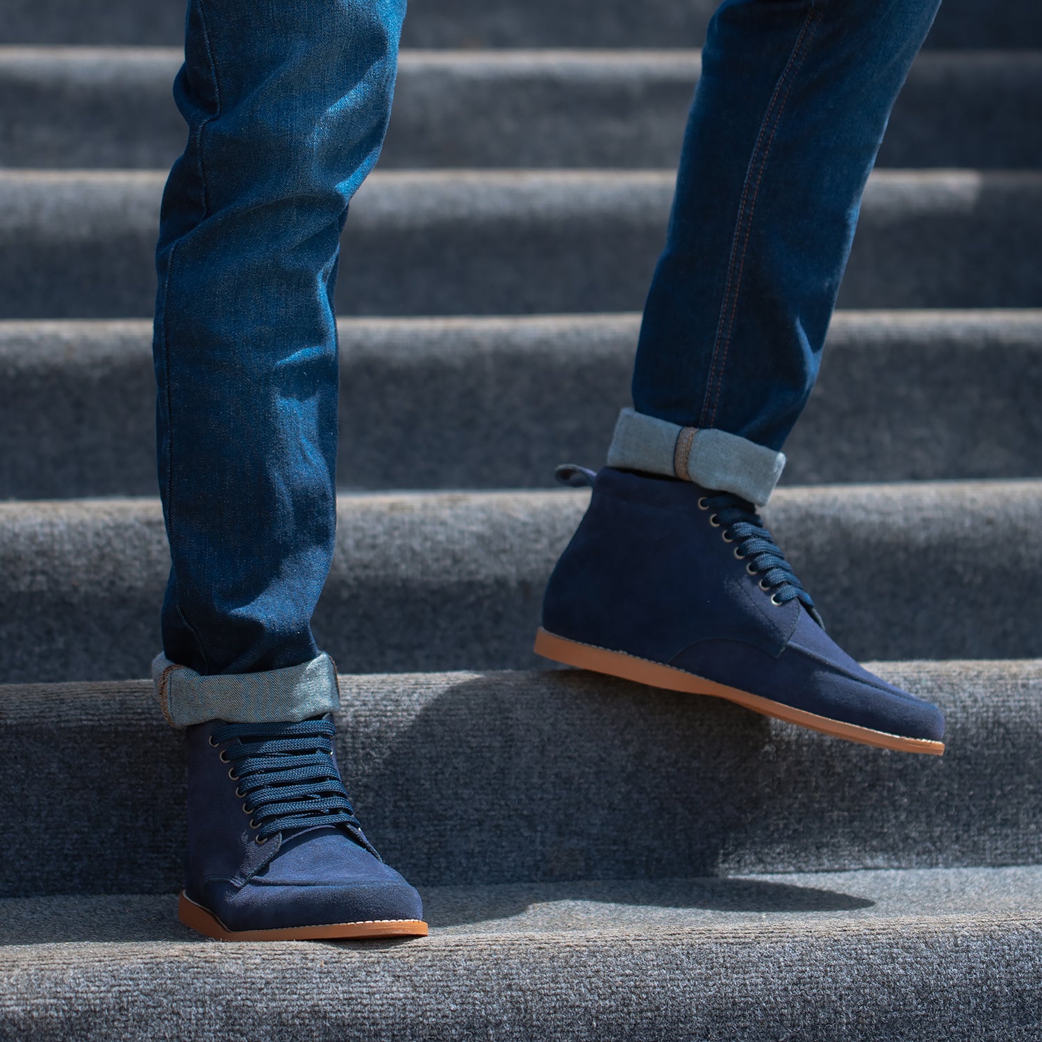 Mens blue boots uk outlet